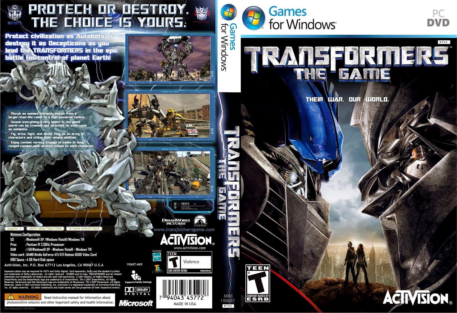 download transformers prime game